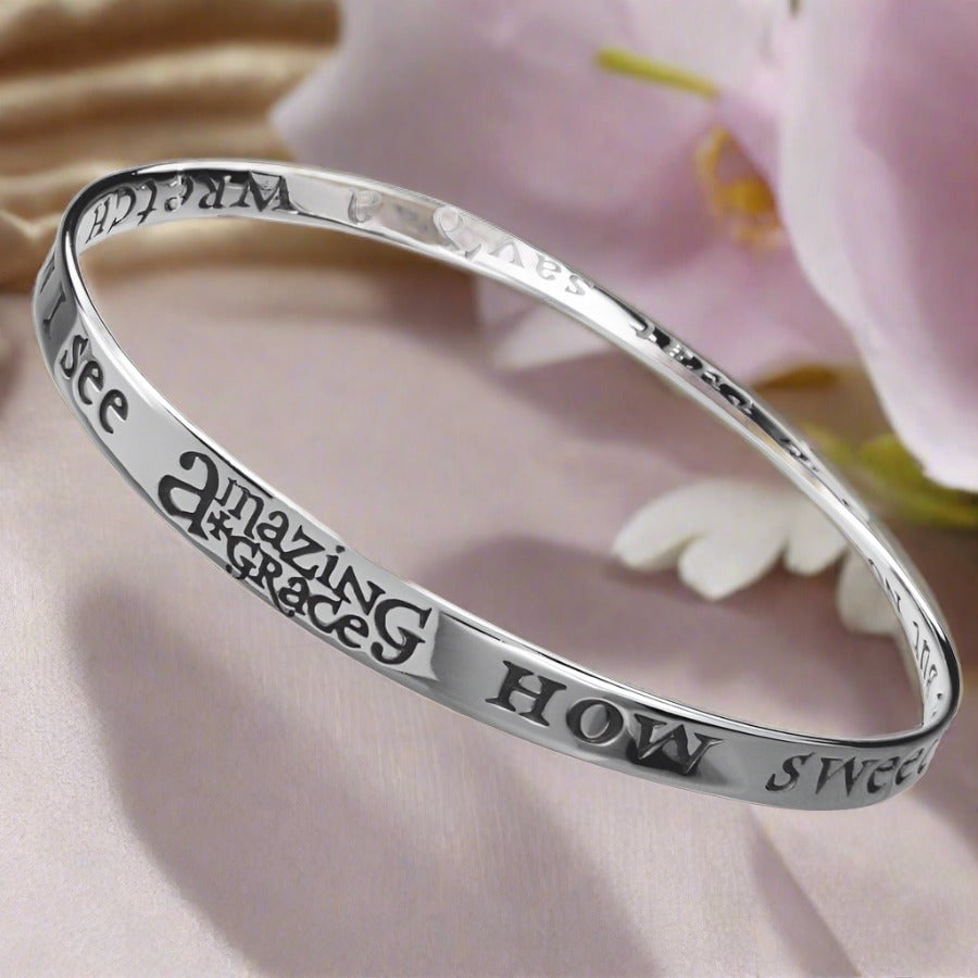 Amazing Grace Sterling Silver Mobius Bracelet Atrio Hill