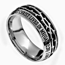 Crown Of Thorns Ring Crucified With Christ