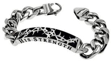 Men's Crown of Thorns Bracelet Philippians 4:13