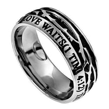 Men's Crown Of Thorns Ring True Love Waits