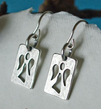 Sterling Silver Guardian Angel Earrings