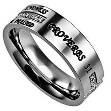 Woman Of God Crescent Cross Ring