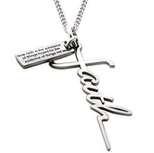 Women's Stainless Steel Faith Cross Necklace