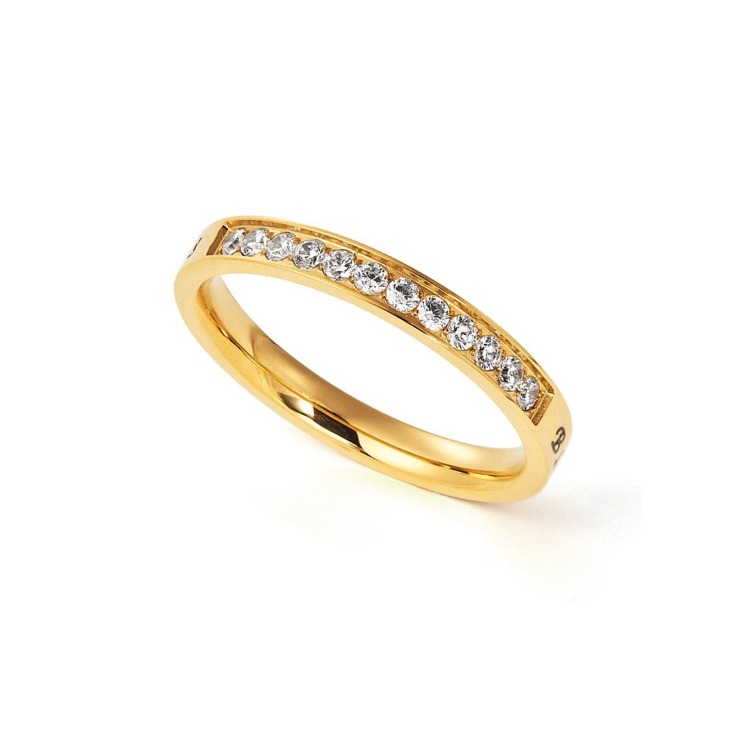Women's Gold Tone Blessed Ring - Proverbs 34:8