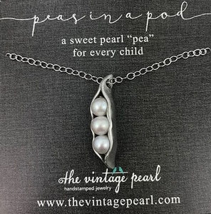 3 Peas In A Pod Pearl Necklace