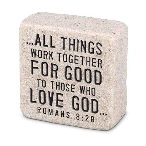 All Things Work Together For Good Scripture Stone