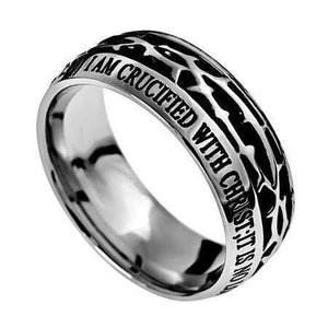 Crown Of Thorns Ring Crucified With Christ