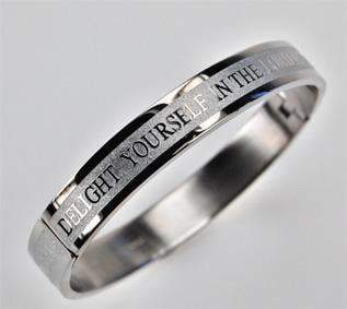 Delight Yourself In The Lord Bangle Bracelet