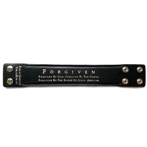 Forgiven Leather Bracelet