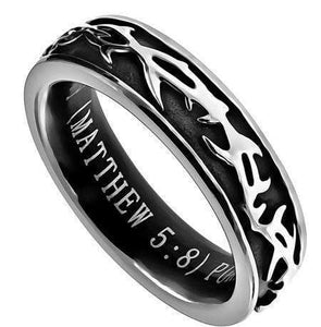 Girl's Crown Of Thorns Purity Ring