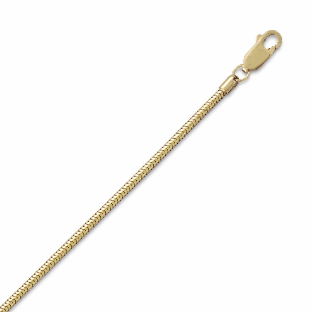 Gold Snake Chain 2mm