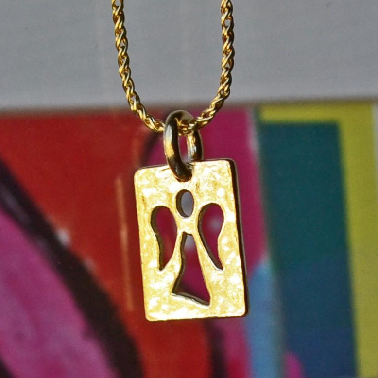 Guardian Angel 14K Gold Vermeil Necklace
