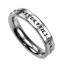 Love Never Fails Ring