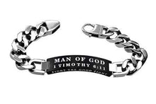 Matte Black Man Of God Bracelet