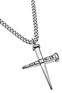 Men's Armor Of God 2 Nail Cross Necklace