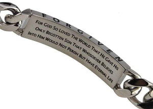 Men's Shield Cross Bracelet Forgiven