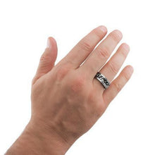 Men's Silver Chain Ring Man Of God