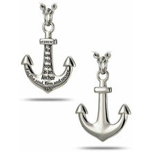 Men's Stainless Steel Anchor For The Soul Necklace