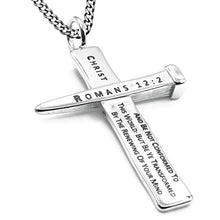 Men's Stainless Steel Calvary Cross Necklace  - Transformed