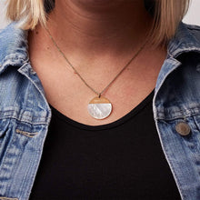 Mother Of Pearl Shell Necklace - Proverbs 31:25