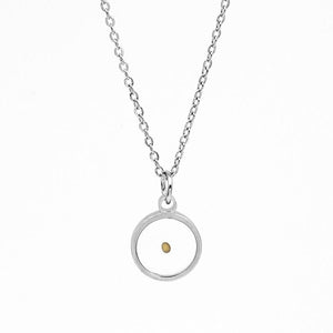 Mustard Seed Necklace Stainless Steel