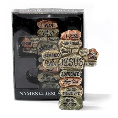 Names Of Jesus Tabletop Cross