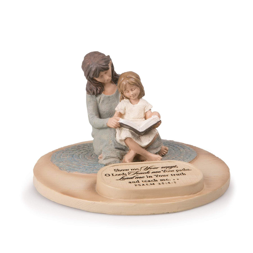 Show Me Your Ways, O Lord Mom With Daughter Sculpture