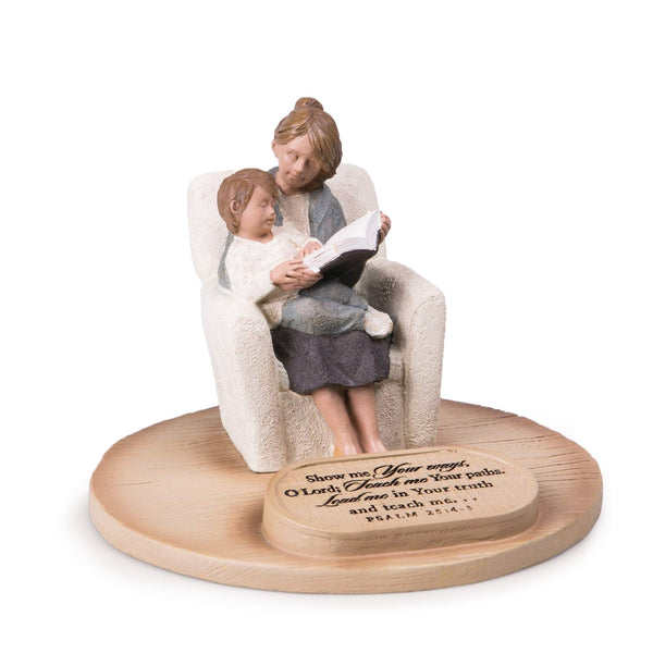 Show Me Your Ways, O Lord Mom With Son Sculpture