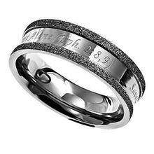 Silver Champagne Saved By Grace Ring