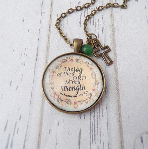 The Joy Of the Lord Is My Strength Necklace