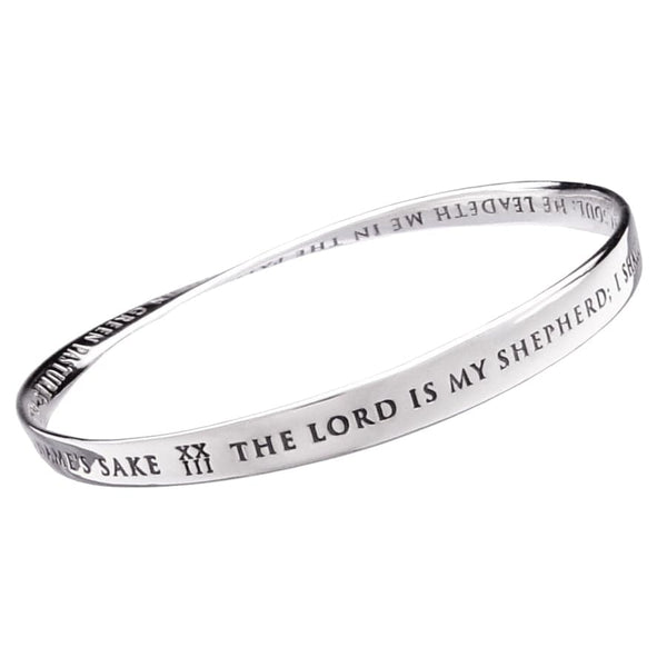 The Lord Is My Shepard Sterling Silver Bracelet