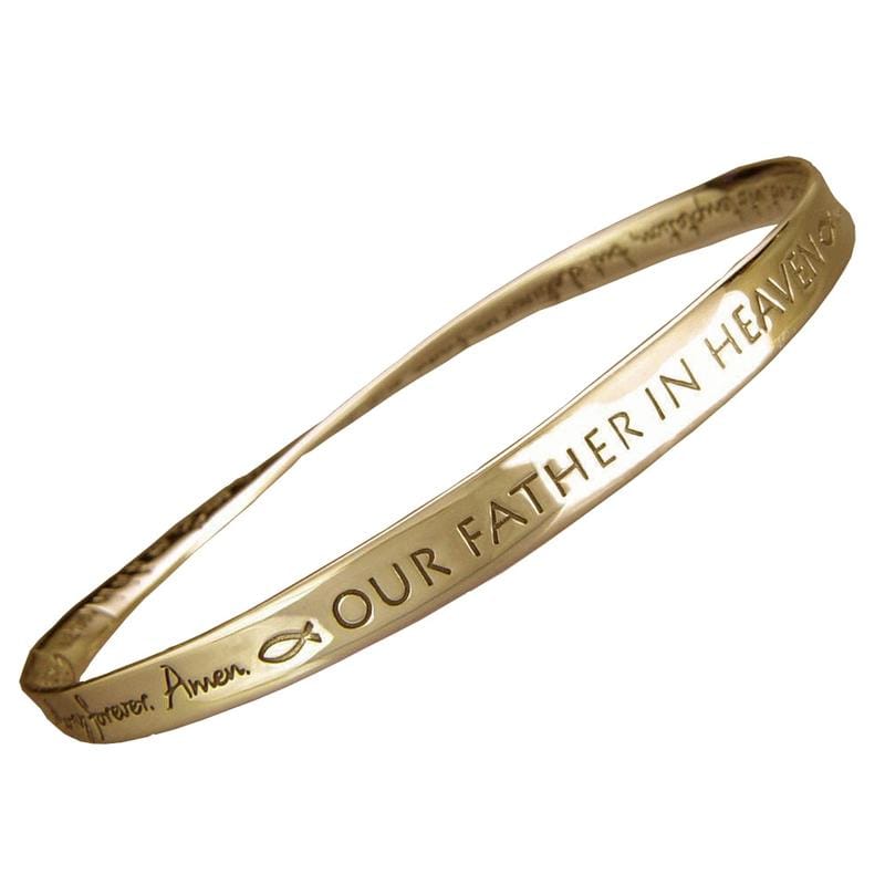 The Lord's Prayer 14 Karat Gold Bracelet
