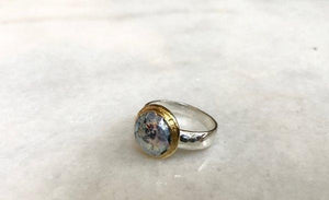 Two Tone Ancient Roman Glass Ring