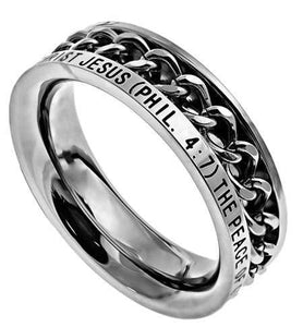 Women's Chain Ring The Peace Of God