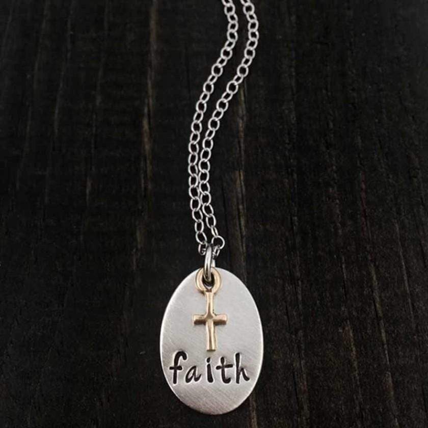 Women's Faith Cross Necklace