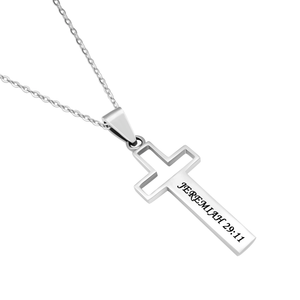 Women's Open Cross Necklace I Know