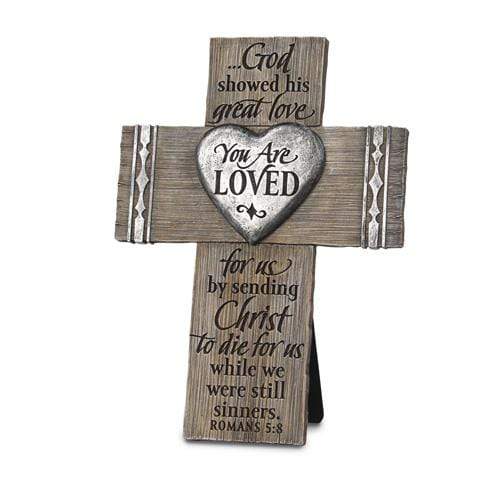 You Are Loved Desktop Cross - Romans 5:8